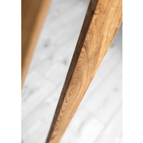 Lampka z litego drewna dębowego na biurko lub komodę, model limva